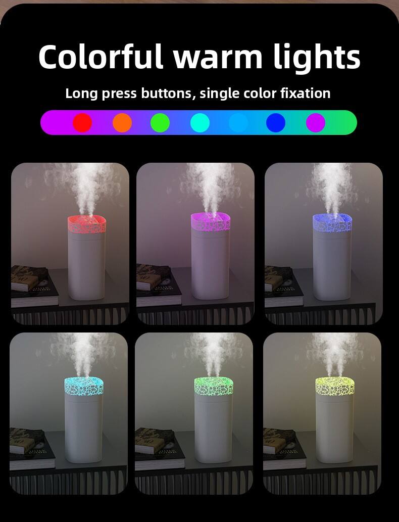 Colorful warm lights  
Long press buttons, single color fixation