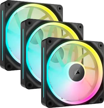 CORSAIR iCUE LINK LX120 RGB 120mm PWM Case Fans Starter Kit (3 CORSAIR iCUE LINK LX120 RGB 120mm PWM Case Fans Starter Kit (3