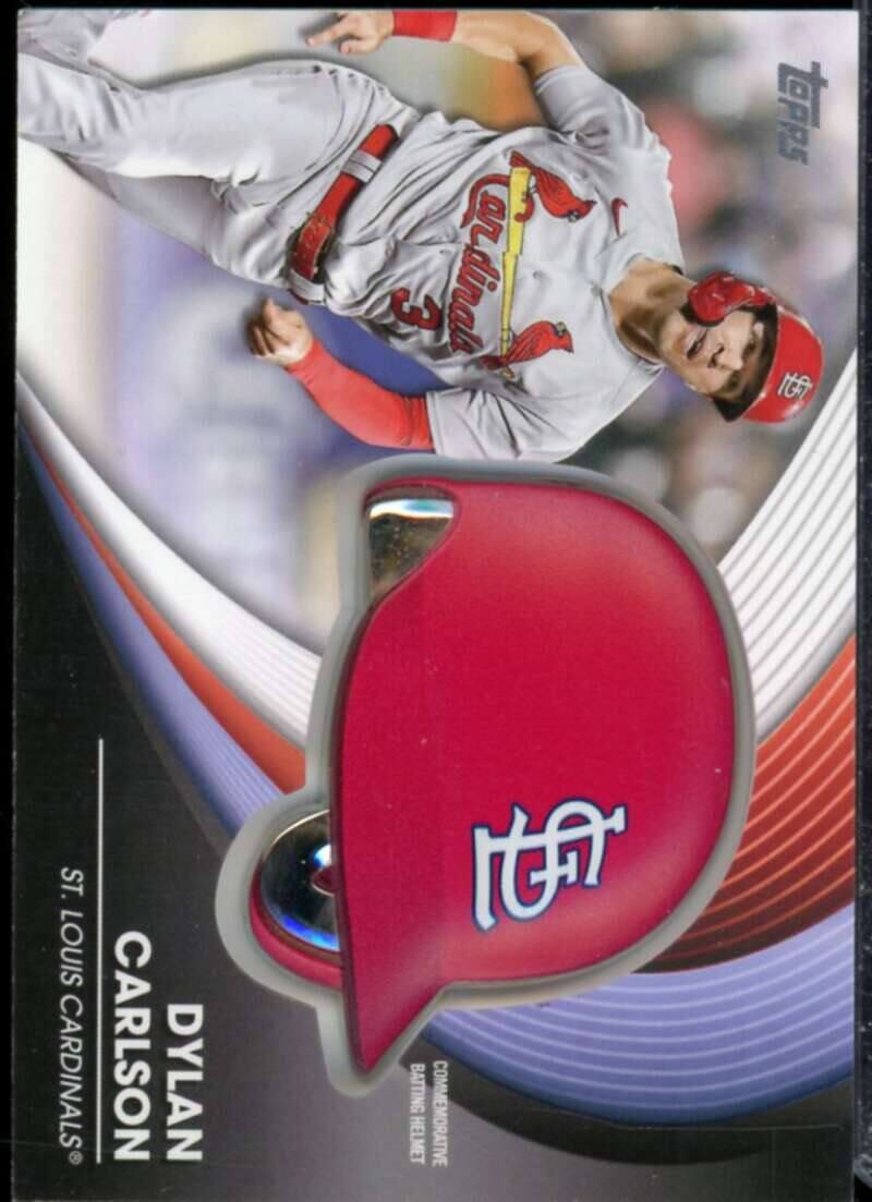 Dylan Carlson Card 2022 Topps Update Commemorative Batting Helmet #BHDC ...