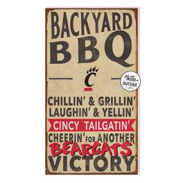 Jardine - Cincinnati Bearcats 11'' x 20'' Indoor/Outdoor BBQ Sign - Brown