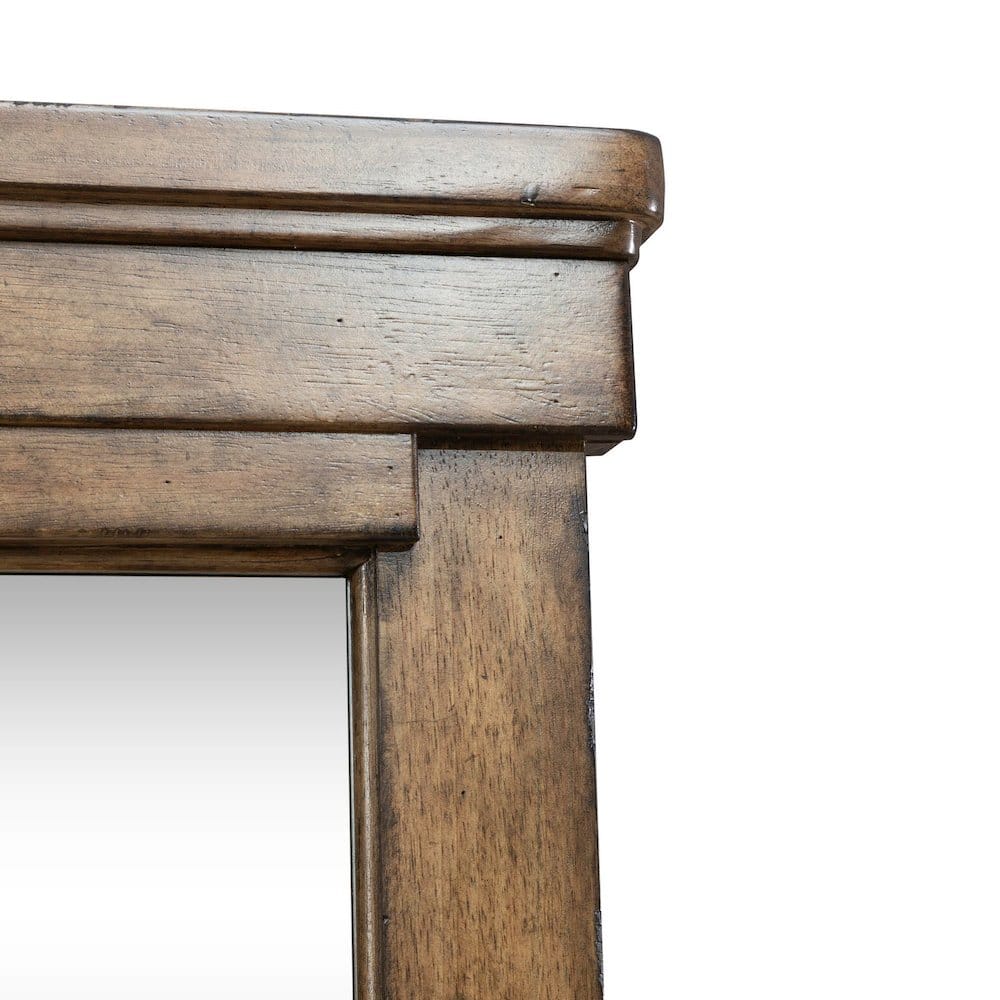 "Liberty Furniture Industries - Carolina Park Mirror Transitional Wood Framed 42"" x 40"" - Amber Brown" price history on PriceWatchPro