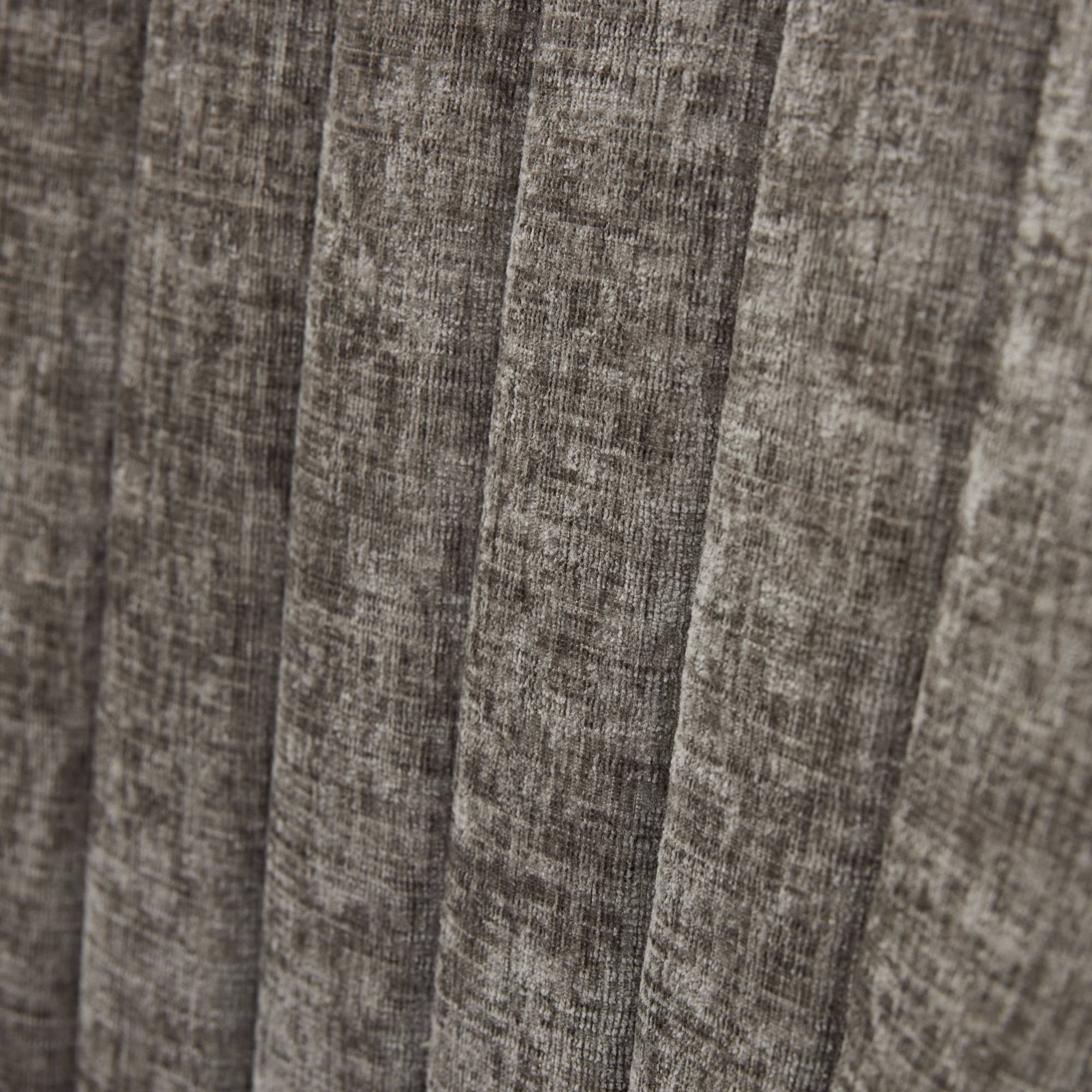 Alt View 7. GOODSILO - Luxury Chenille Fabric Upholstered Dining Chairs with Golden Stainless Steel Legs, Set of 2 - Gray.