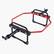 Front. VEVOR - Trap Bar Hex Bar, 2-Inch Hex Barbell, 500 LBS Capacity Shrug Bars,Weightlifting and Strength Training Equipment,Home Gym - Black,Red.