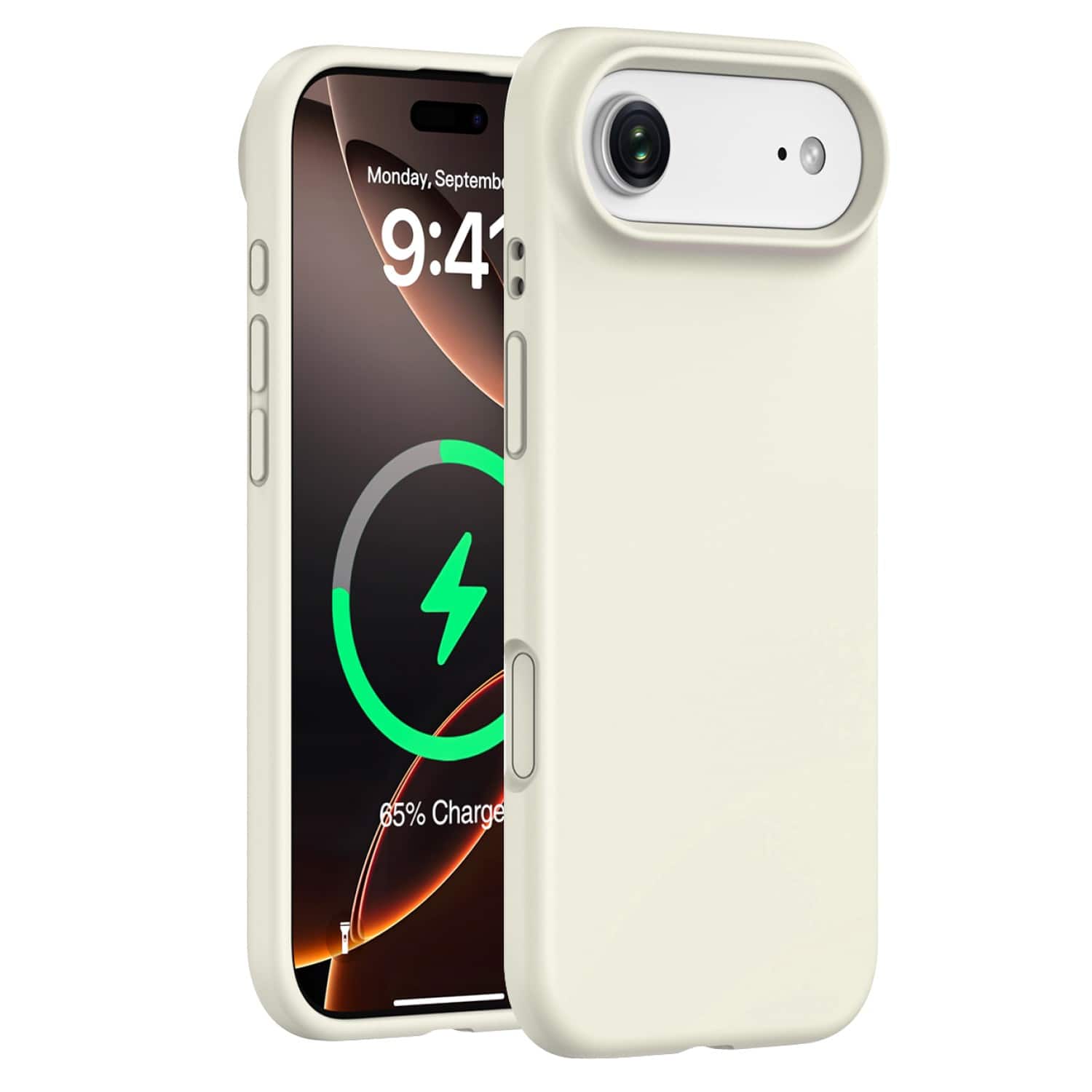 SaharaCase - Apple iPhone Air Silicone Case | Compatible with Magsafe | Smooth Finish | Venture Series - Sand Beige