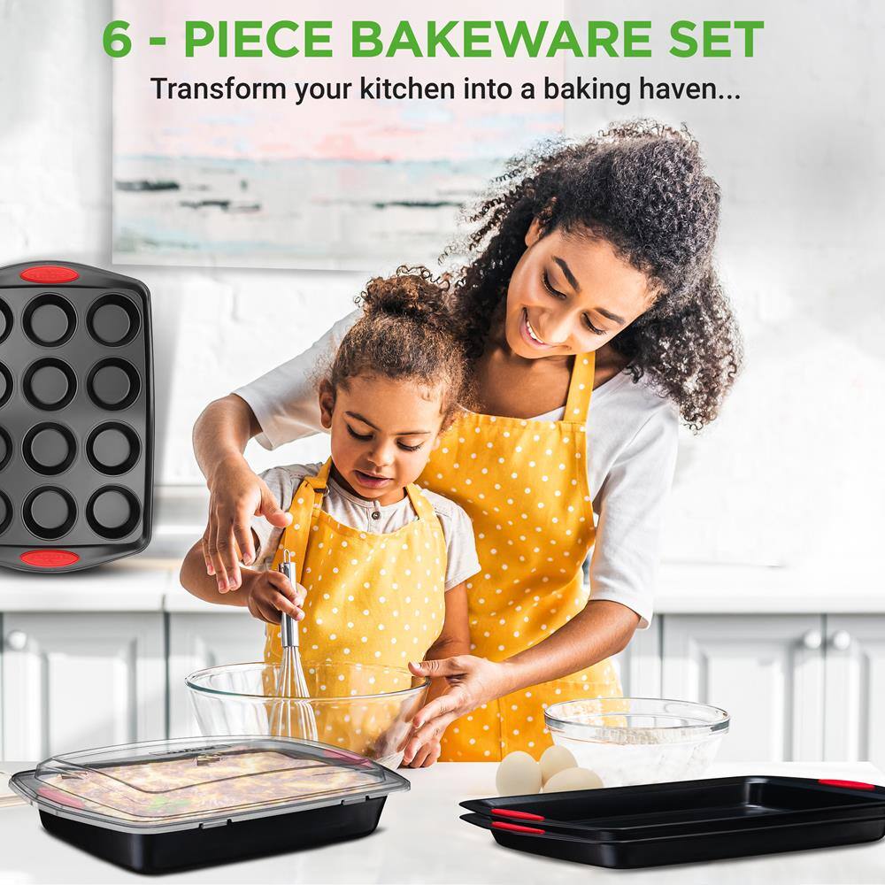6 - PIECE BAKEWARE SET  
Transform your kitchen into a baking haven...