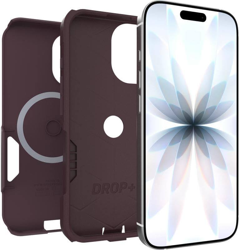 Alt View 2. OtterBox - OtterBox iPhone 17 (Only) Bundle: Commuter Series MagSafe Case & Screen Protector - Built-in magnets - Thin & Protective - Purple Mystery.