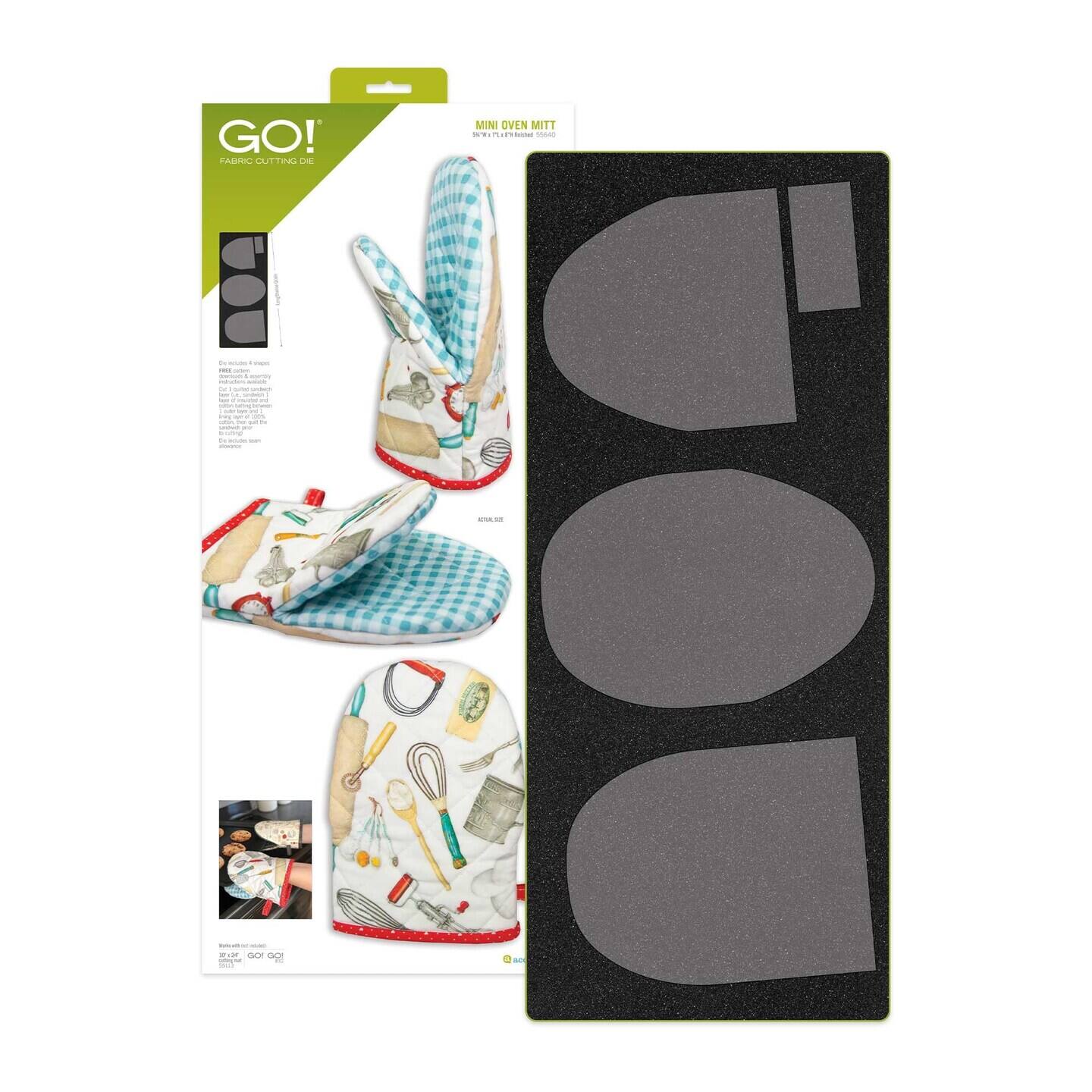 GO! FABRIC CUTTING DIE

MINI OVEN MITT
BY: FABRIC CUTTING DIE

Includes:
- 1 x Mini Oven Mitt Die
- 1 x Mini Oven Mitt Pattern

Fabric Cutting Die

Made in Europe

www.fabriccuttingdie.com

GO! FABRIC CUTTING DIE

www.fabriccuttingdie.com