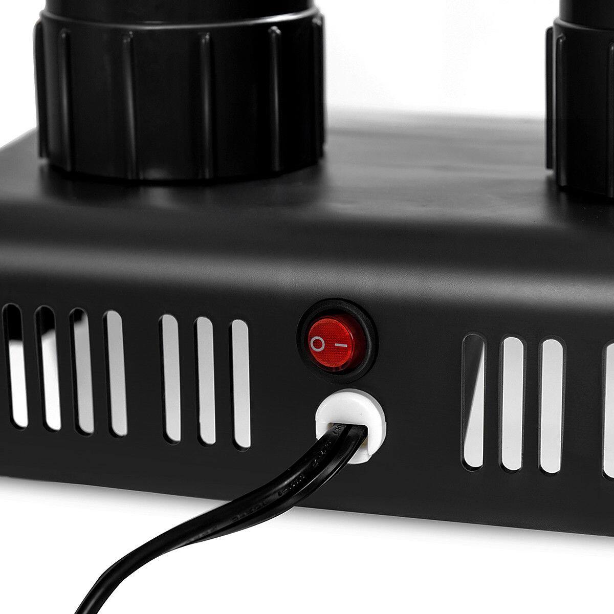 Alt View 19. Costway - Electric Shoe Dryer Mighty Boot Warmer Glove Dryer - Mixed Black & Grey.