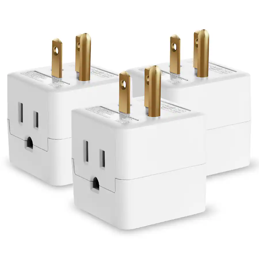 Fosmon 3 Pack 3 Outlet Extender, Multi Plug Wall Outlet Splitter, [ETL ...