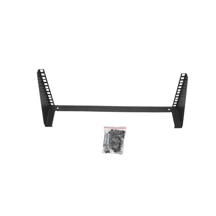 Front. Cables Direct Online - 4U Vertical 19" Server Rack Shelft - Compact Mountable Storage for Network & IT Equipment - Black.