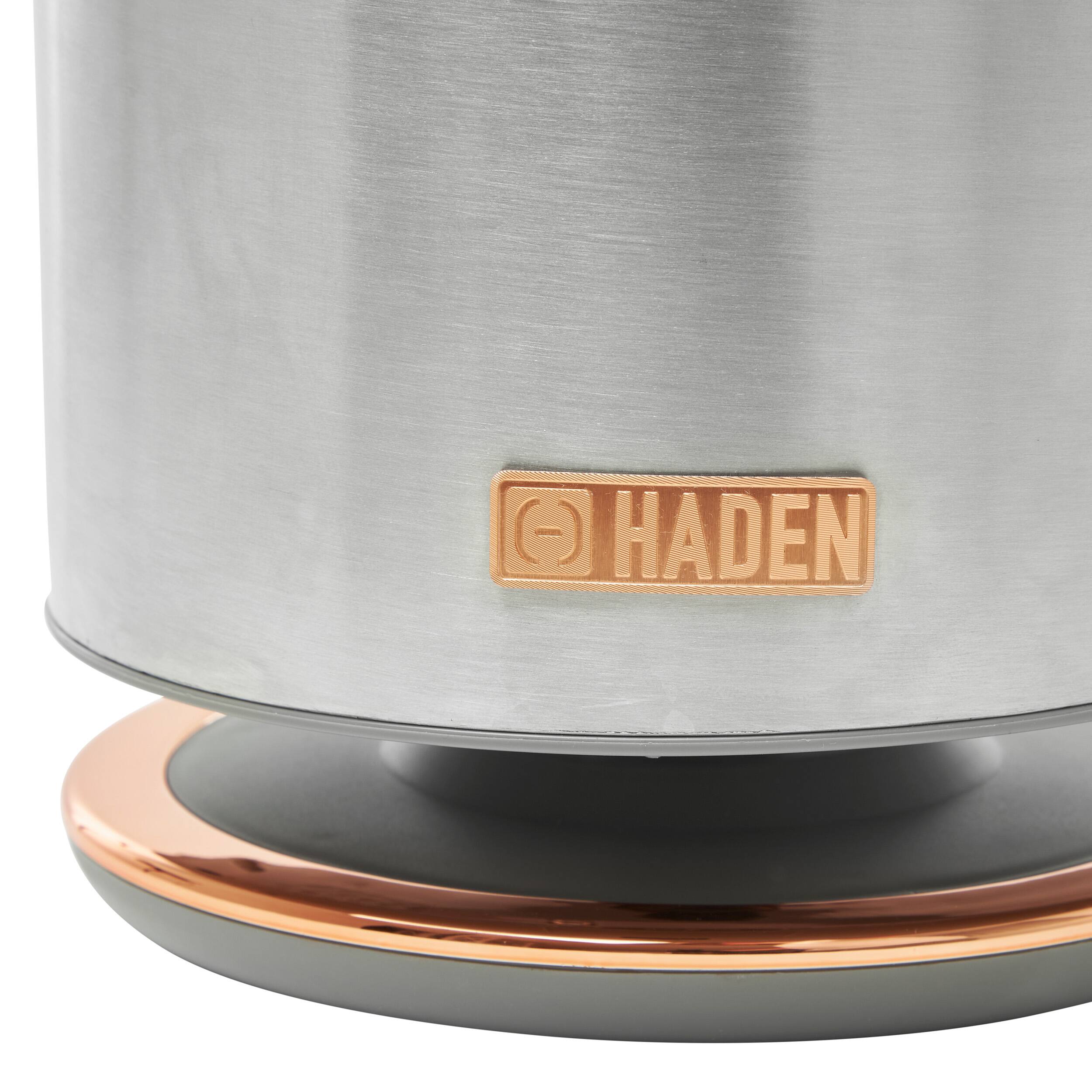 Alt View 13. Haden - Heritage Electric Kettle - Steel/Copper.