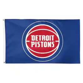 WinCraft - Detroit Pistons 3' x 5' Primary Logo Single-Sided Flag - Multicolor