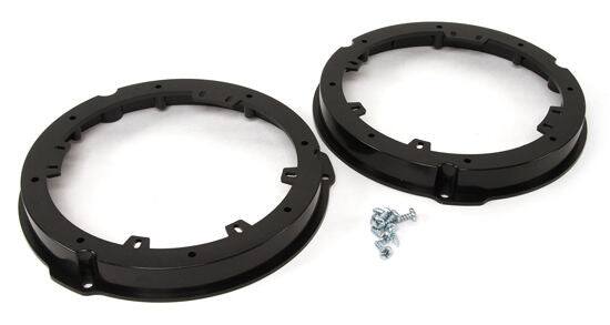 Alt View 6. NVX - 2021-2024 Ford F-150 - 6.5-Inch N-Series Rear Speaker Upgrade Kit - Black.