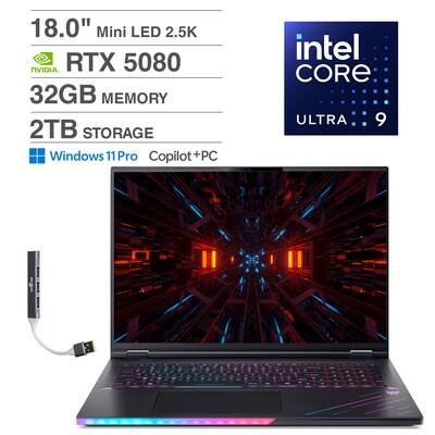 Acer Upgraded Predator Helios 18 AI Laptop 18 WQXGA (Intel Ultra 9 Acer Upgraded Predator Helios 18 AI Laptop 18 WQXGA (Intel Ultra 9