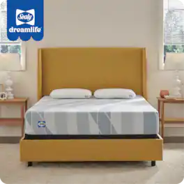 Sealy - Dreamlife 10” Hybrid Mattress-in-a-Box, Queen - White