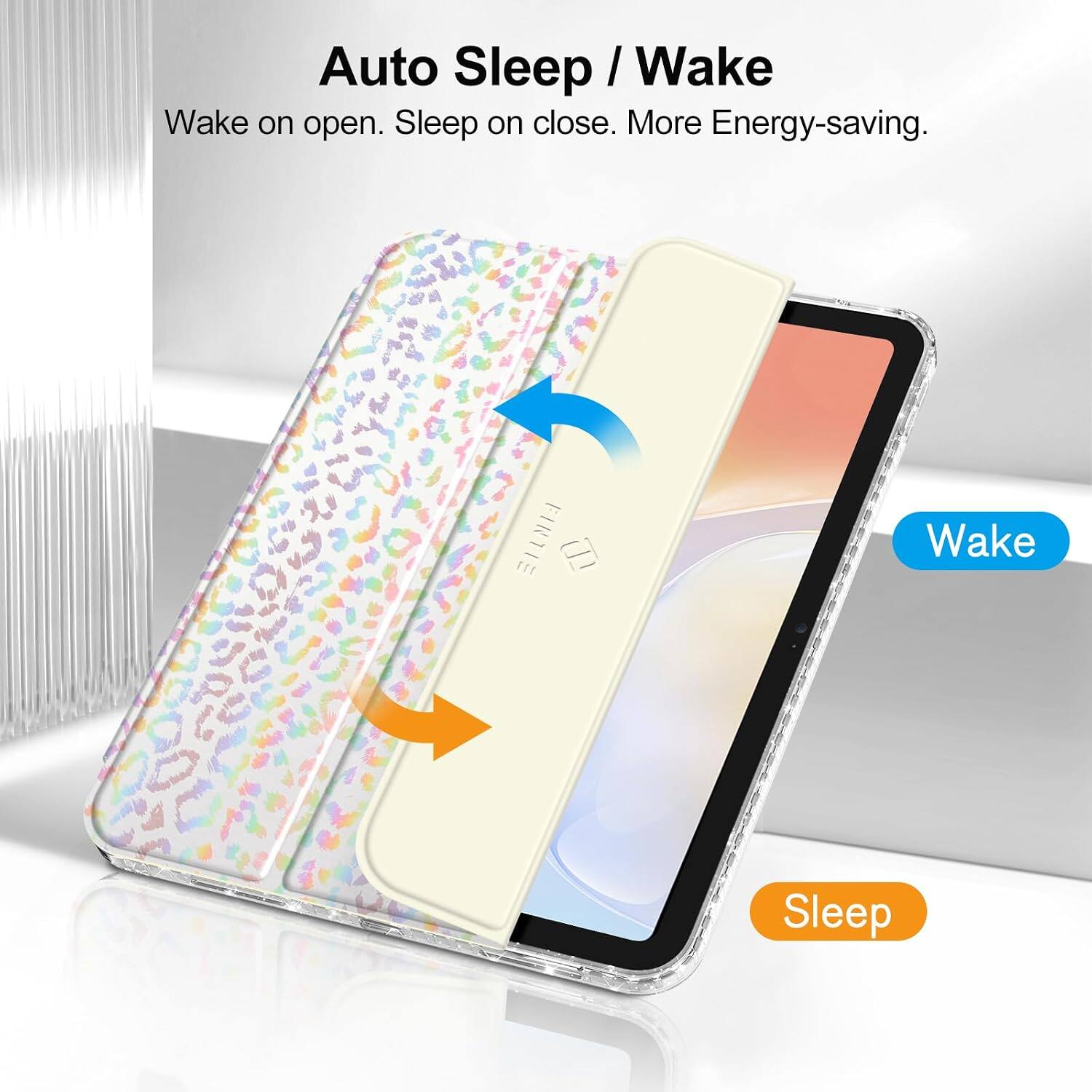 Auto Sleep / Wake  
Wake on open. Sleep on close. More Energy-saving.