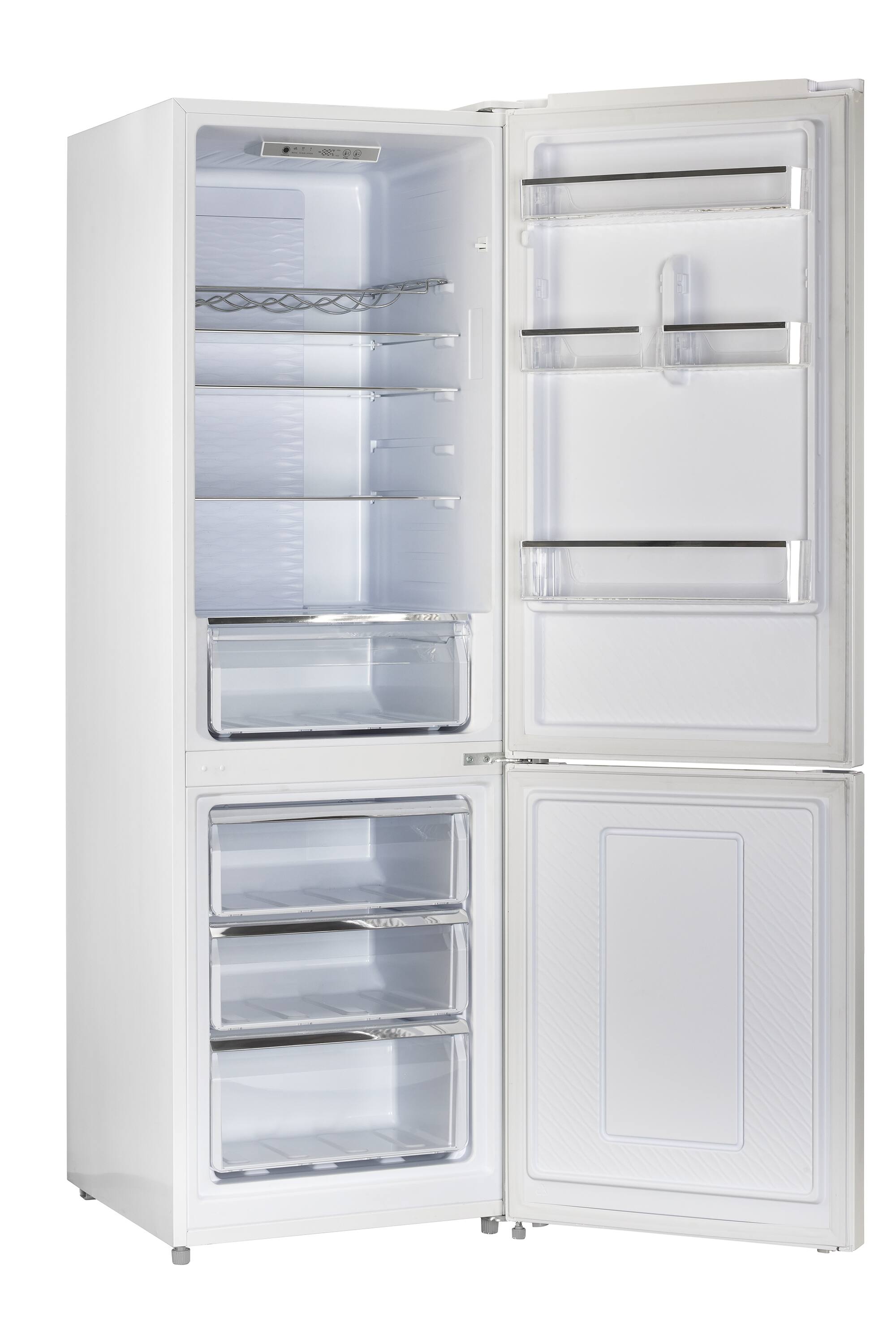 Alt View 1. Unique Appliances - 12 cu. ft. Solar Powered DC Refrigerator - Marshmallow White.