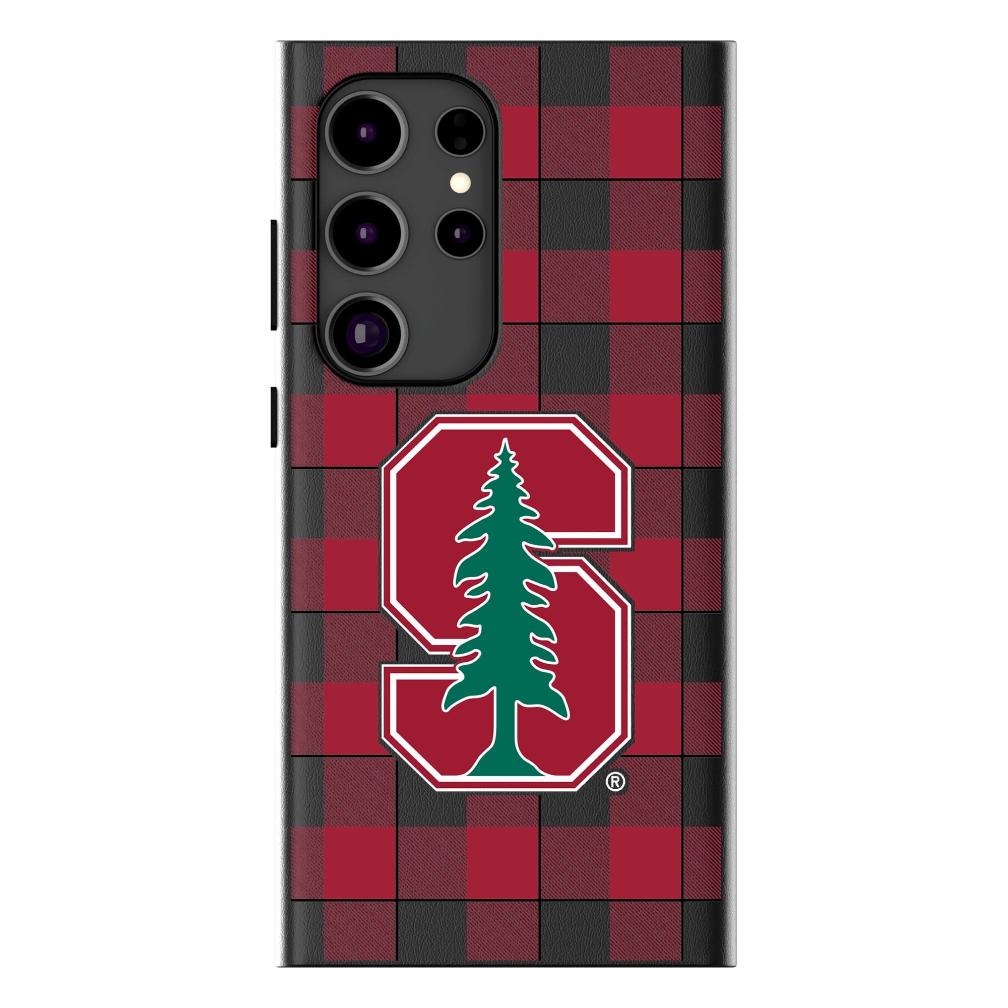 Keyscaper - NCAA - Stanford Cardinal Plaid Galaxy Magnetic Bump Case - S25 - Black price history on PriceWatchPro