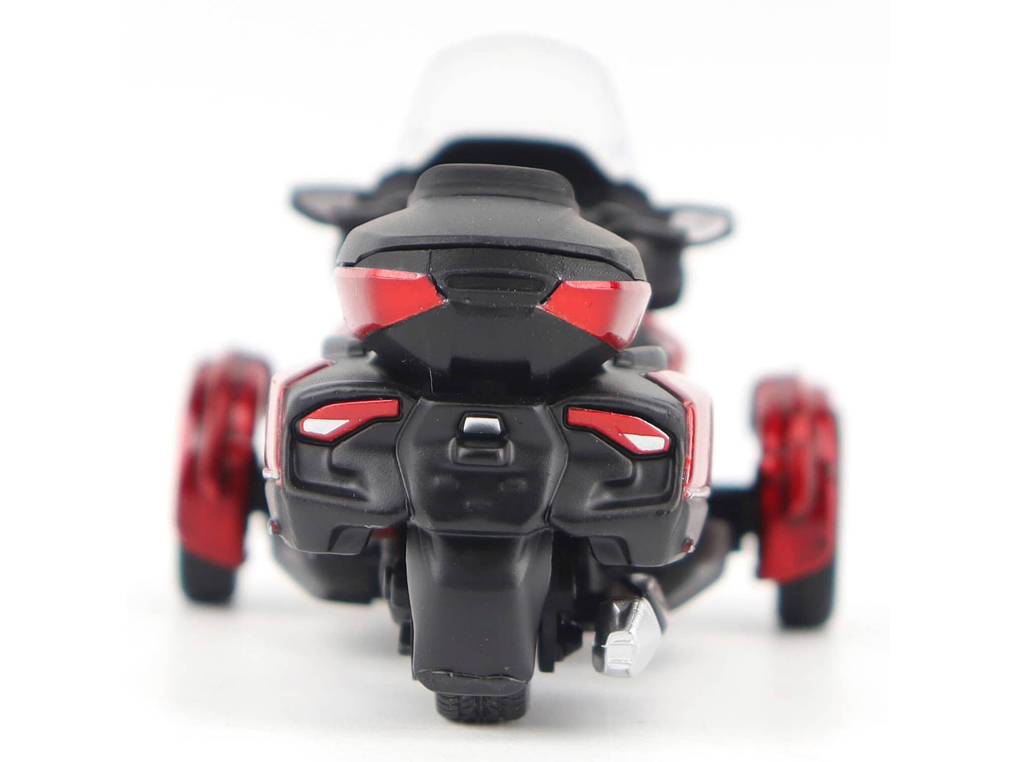 Alt View 4. BRP Models - Can-Am Spyder RT Limited 3-Wheel Motorcycle Deep Marsala Red Metallic with Driver Figure 1/32 Model by BRP Models.