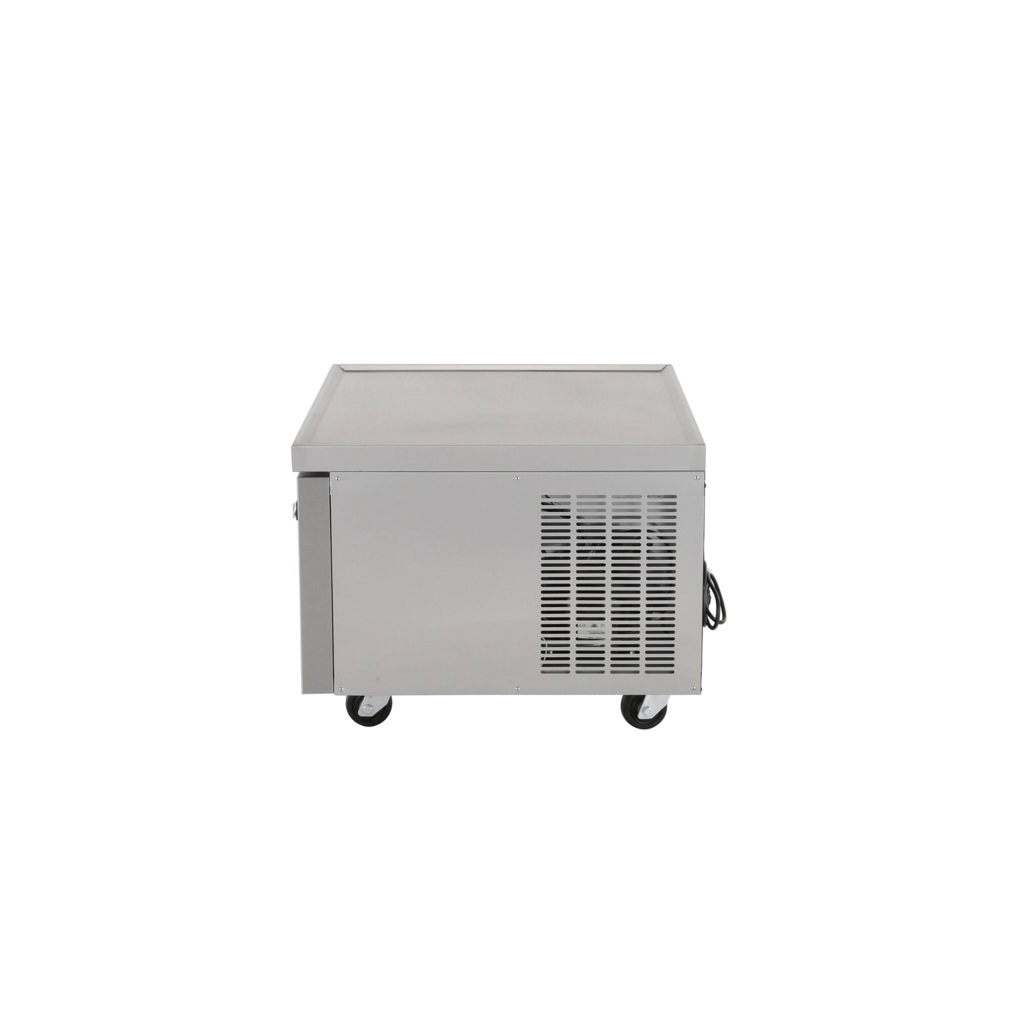 Alt View 3. Magic Chef - Commercial 36 in. 29 cu. ft. Chef Base Refrigerator in Stainless Steel - Stainless Steel.