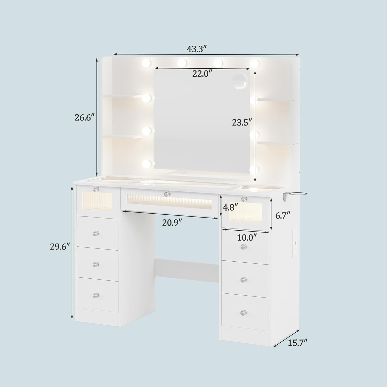 43.3" 22.0" 26.6" 23.5" 29.6" 20.9" 4.8" 10.0" 6.7" 15.7"