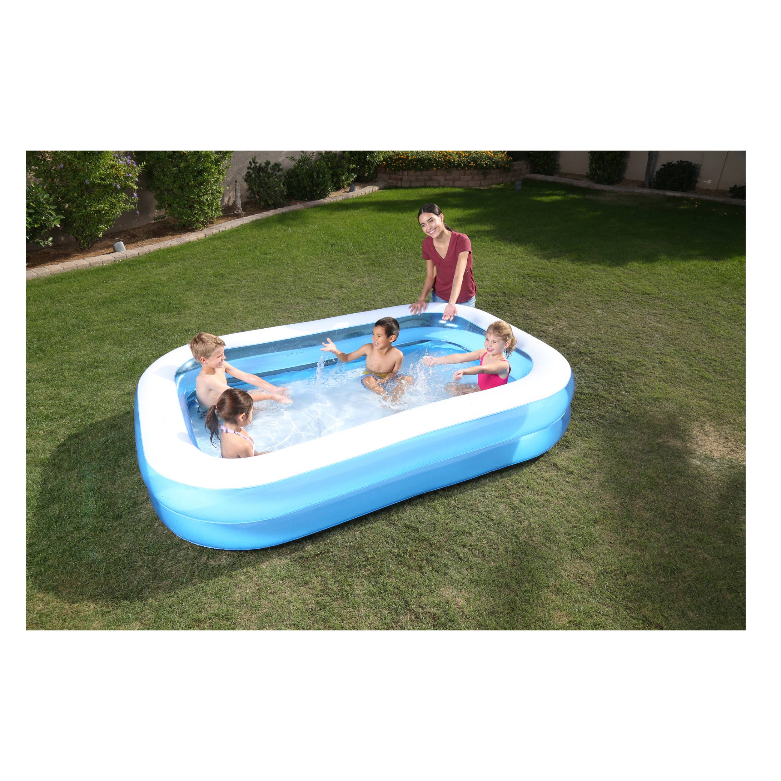 Back. Bestway - Rectangular Family Pool: Blue, 8'7".