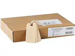Avery - Pre-Strung Tags, 4.75 x 2.38, 1000/Box - Manila