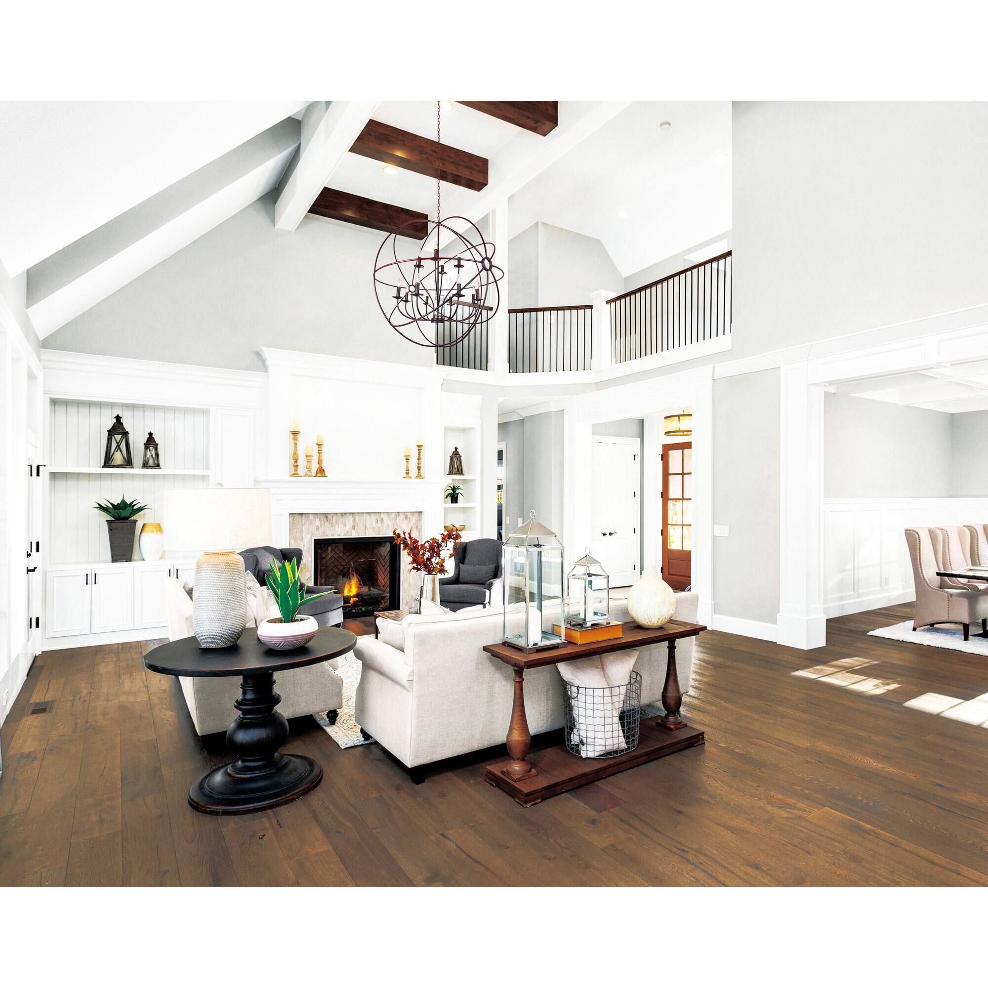 Alt View 2. CWI Lighting - Arza 12 Light Up Chandelier With Brown Finish - Brown.