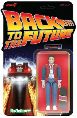 Super7 - Back To The Future - ReAction+ Wv1 - Marty McFly '85 - COLLECTIBLES - Multicolor