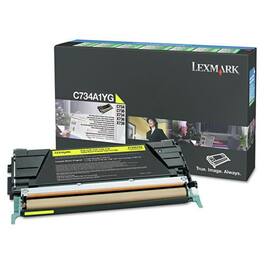 Lexmark - X746A1YG Return Program 7,000 Page-Yield Toner - Yellow