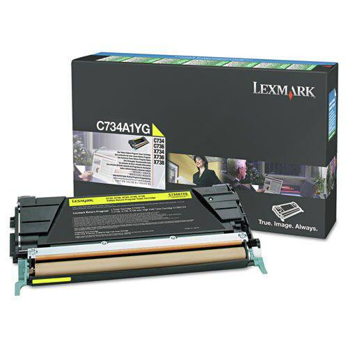 LEXMARK C734A1YG  
C734 C736 X734 X736 X738  
True. Image. Always.