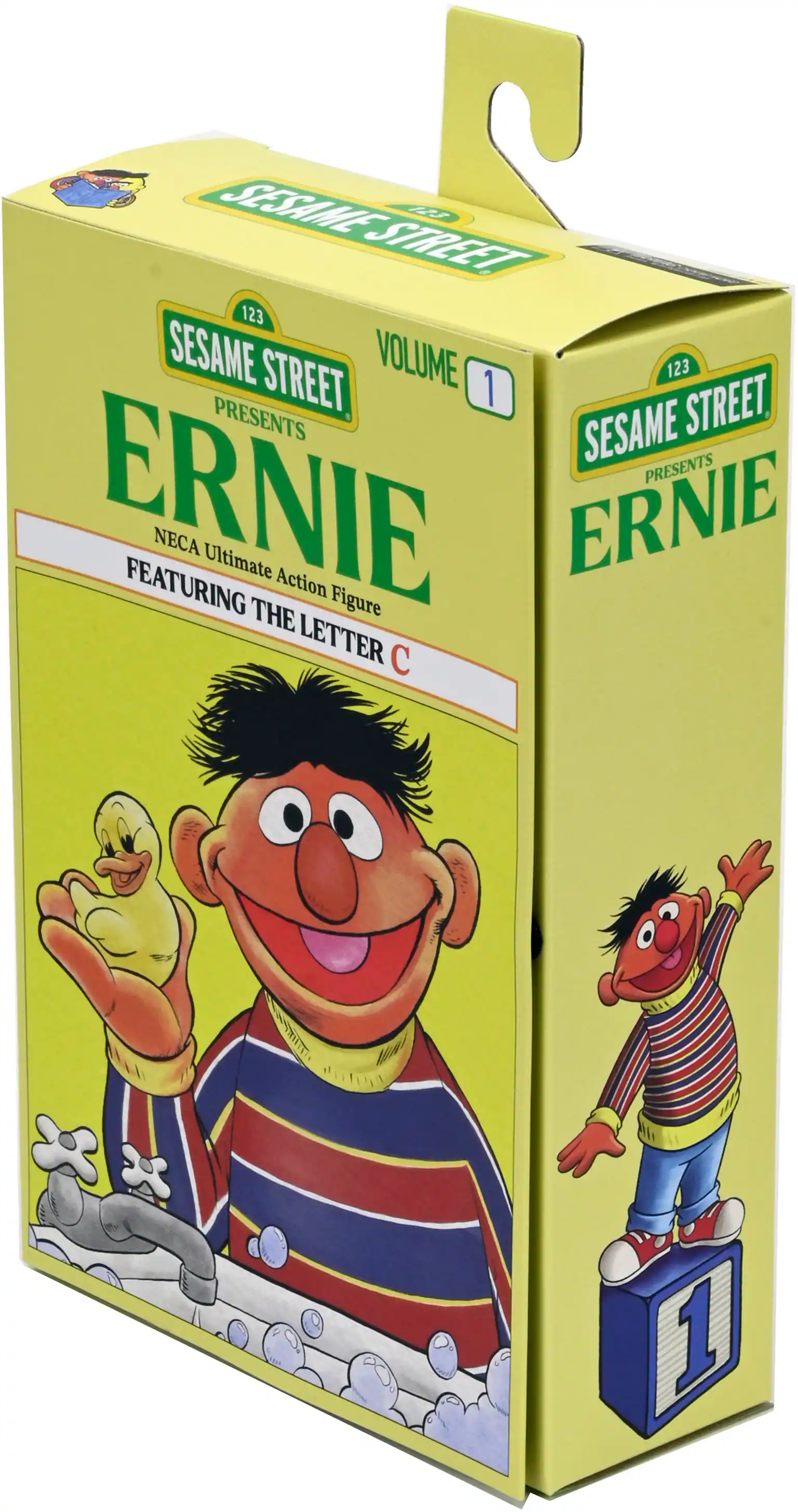 Sesame Street Volume 1 presents Sesame Street Ernie featuring Neca Ultimate Action Figure Ernie the Letter C.