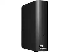 Front. Western Digital - WD Elements 20TB USB 3.0 Desktop External Hard Drive WDBWLG0200HBK-NESN Black - Black.