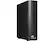 Front. Western Digital - WD Elements 20TB USB 3.0 Desktop External Hard Drive WDBWLG0200HBK-NESN Black - Black.