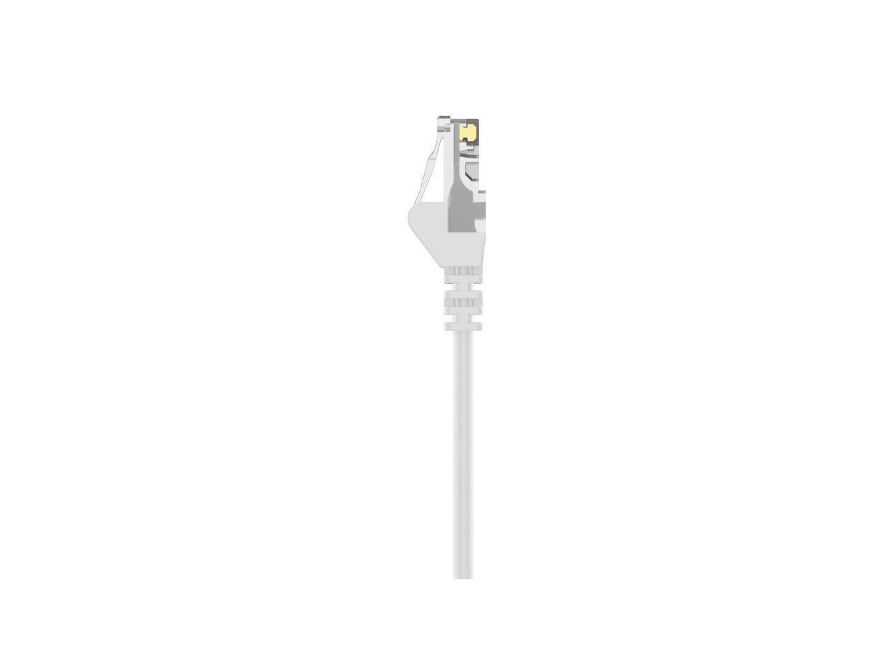 Alt View 5. Belkin - Belkin 75ft CAT6 Ethernet Patch Cable Snagless, RJ45, M/M White Model A3L980-75-WHT-S.