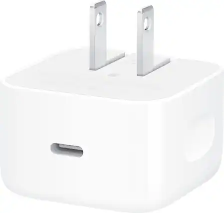 Front. Apple - 40W Dynamic Power Adapter with 60W Max - White.