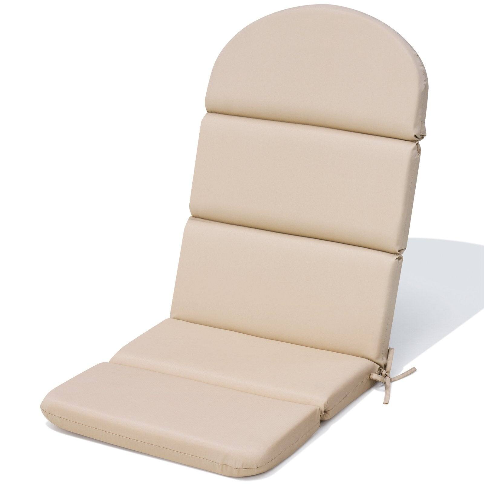 Alt View 2. Crestlive Products - Crestlive Products Outdoor Adirondack Patio Chair Cushion - Light gray.