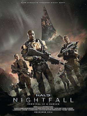 Front. Halo Nightfall - DVD.