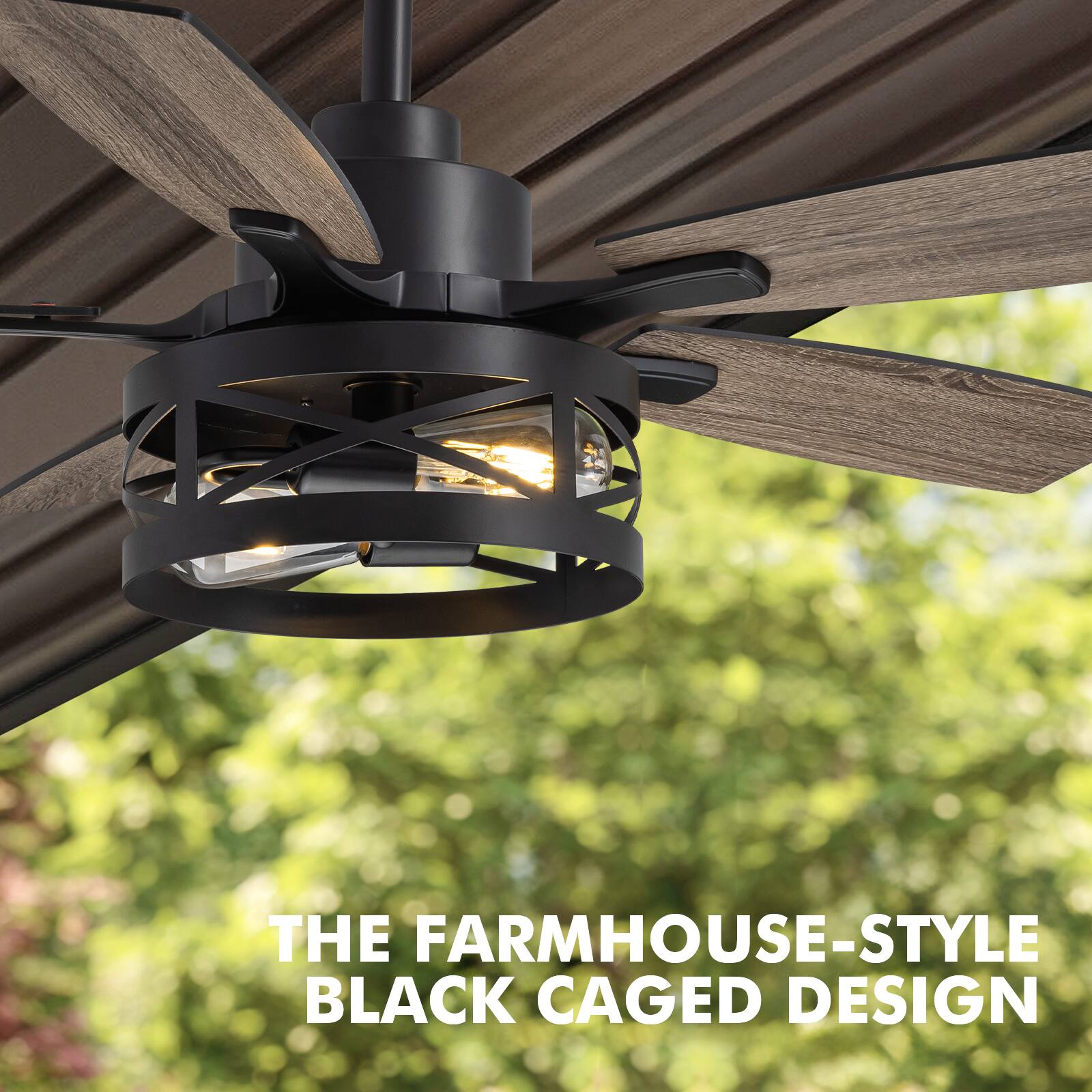 The Farmhouse-Style Black Caged Design