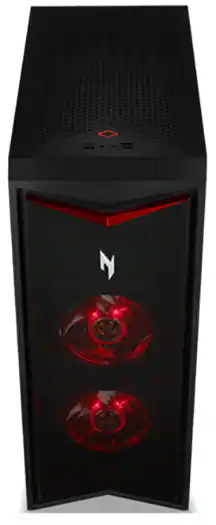 Left. Acer - Nitro 70 Gaming Desktop 16GB RAM 512GB SSD AMD Ryzen 9 7900 12-Core 3.7GHz NVIDIA GeForce RTX 4070 - Black.