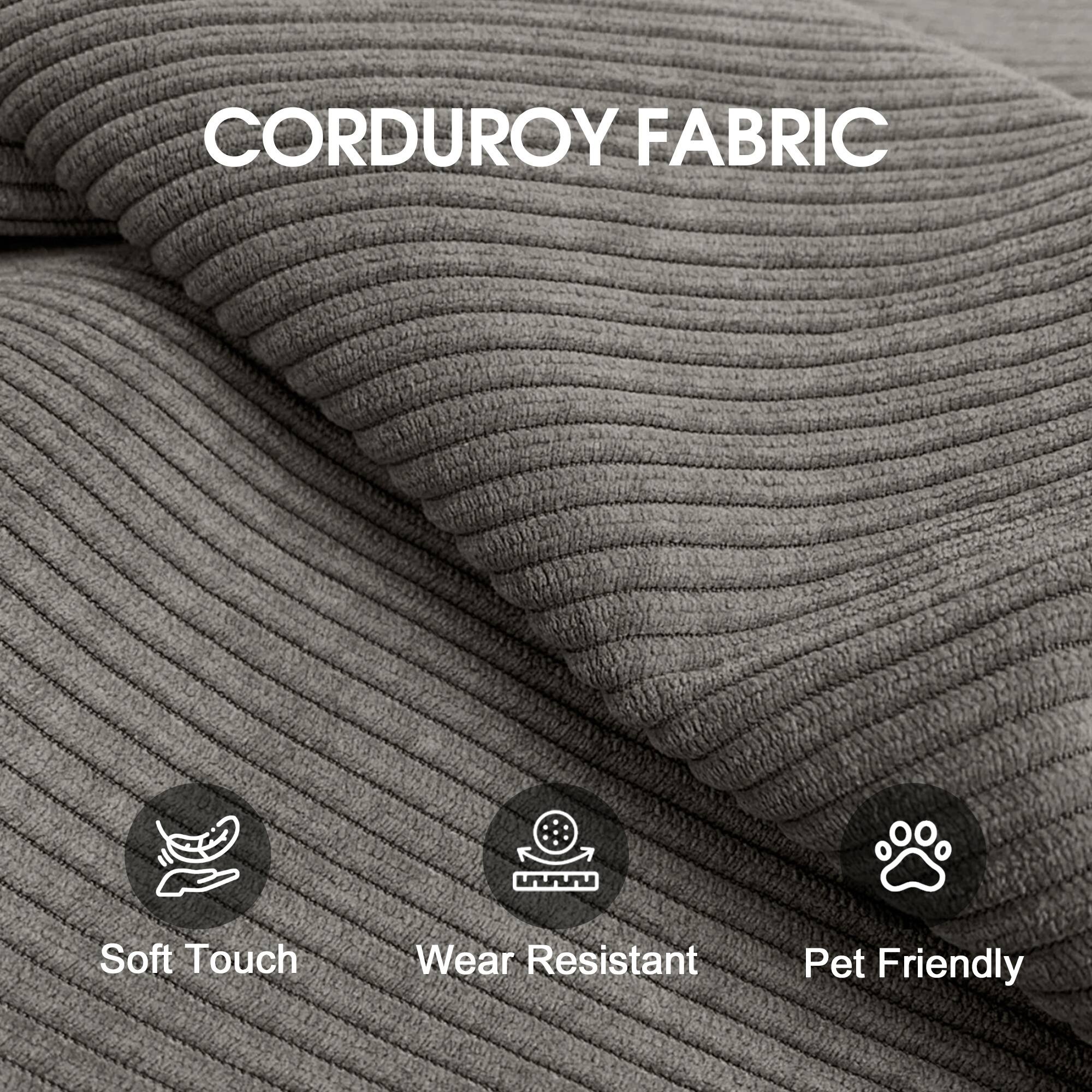 CORDUROY FABRIC

- Soft Touch
- Wear Resistant
- Pet Friendly