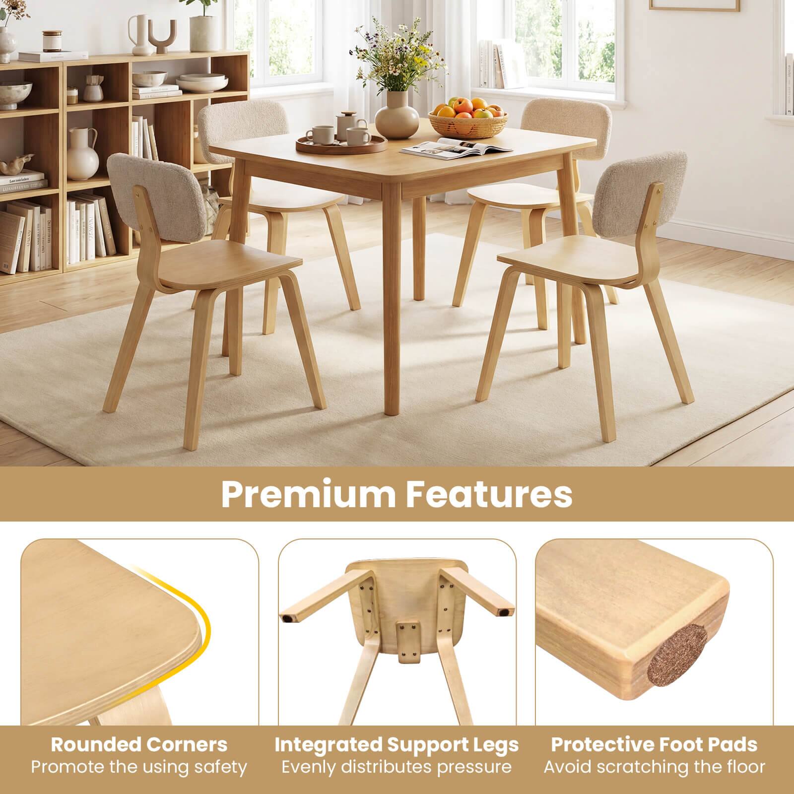 Premium Features

- Rounded Corners
  - Promote the using safety

- Integrated Support Legs
  - Evenly distributes pressure

- Protective Foot Pads
  - Avoid scratching the floor