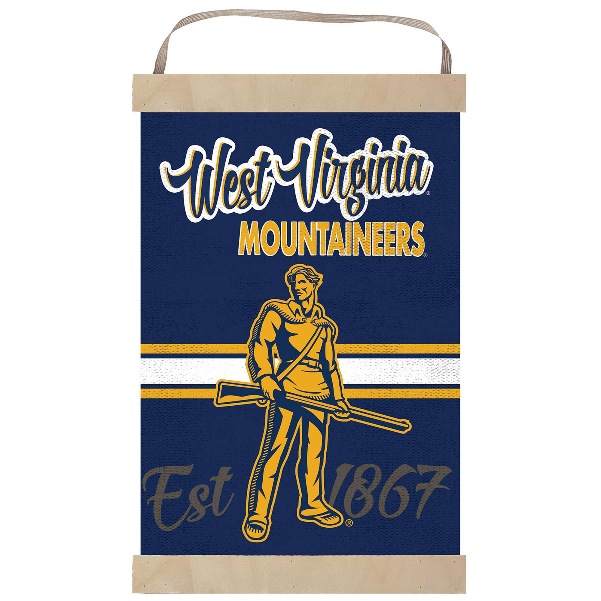 West Virginia  
MOUNTAINEERS  
Est 1867