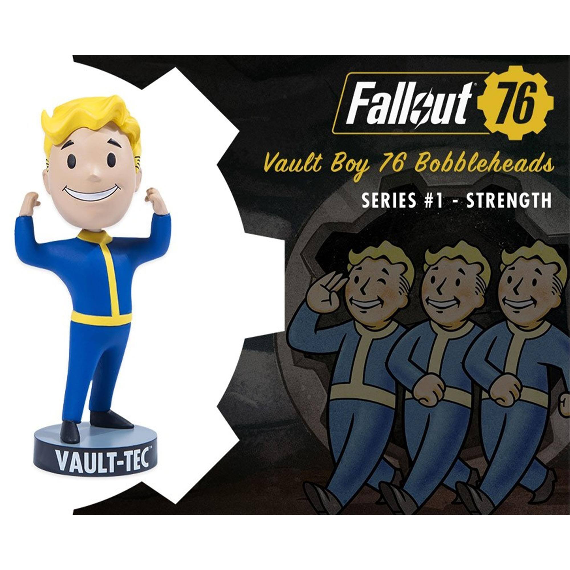Fallout 76 Vault Boy 76 Bobbleheads SERIES #1 - STRENGTH - VAULT-TEC