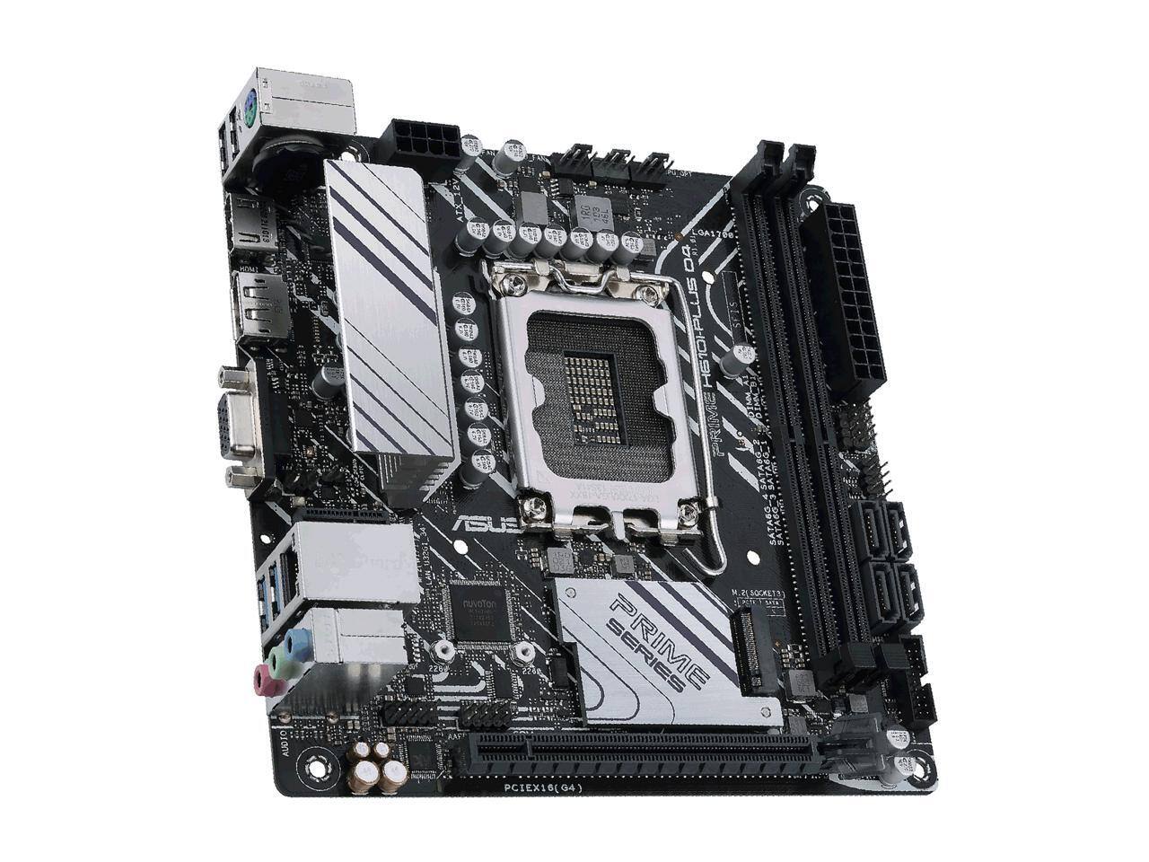 ASUS PRIME H610I PLUS D4 LGA 1700 mini ITX Motherboard (PCIe 4.0