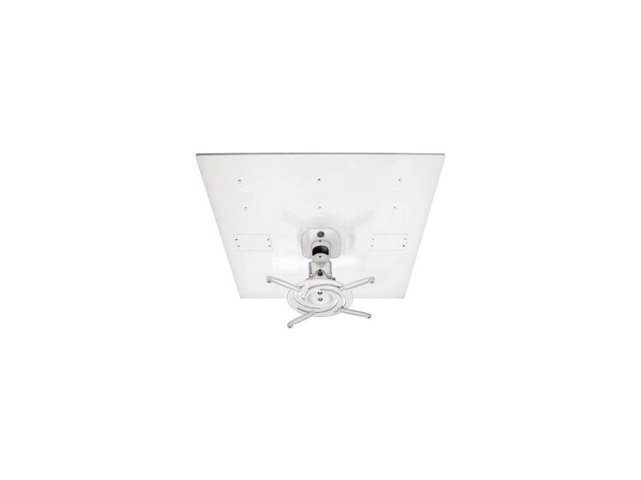 Alt View 2. Amer Networks - Amer Mounts AMRDCP100KIT - 30lb Ceiling Projector Mount, 360° Rotation, 180° Tilt - Black.