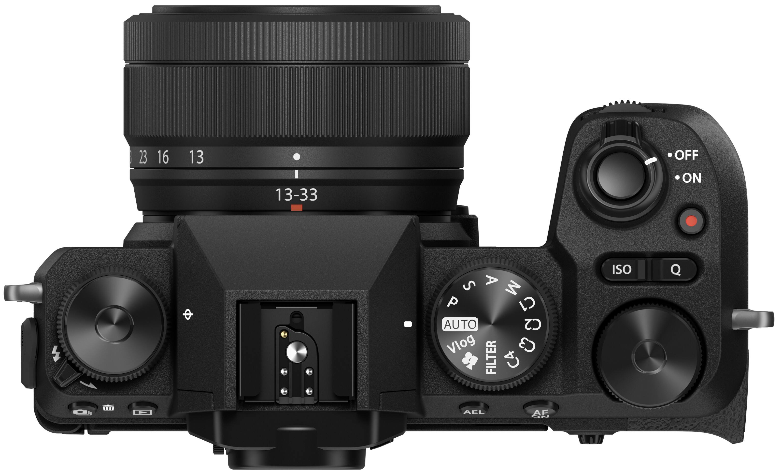 23 16 13 13-33  
OFF ON  
AUTO Vlog FILTER C4 C3 C2 AEL AF N ISO Q  
P S A M  
ISO Q