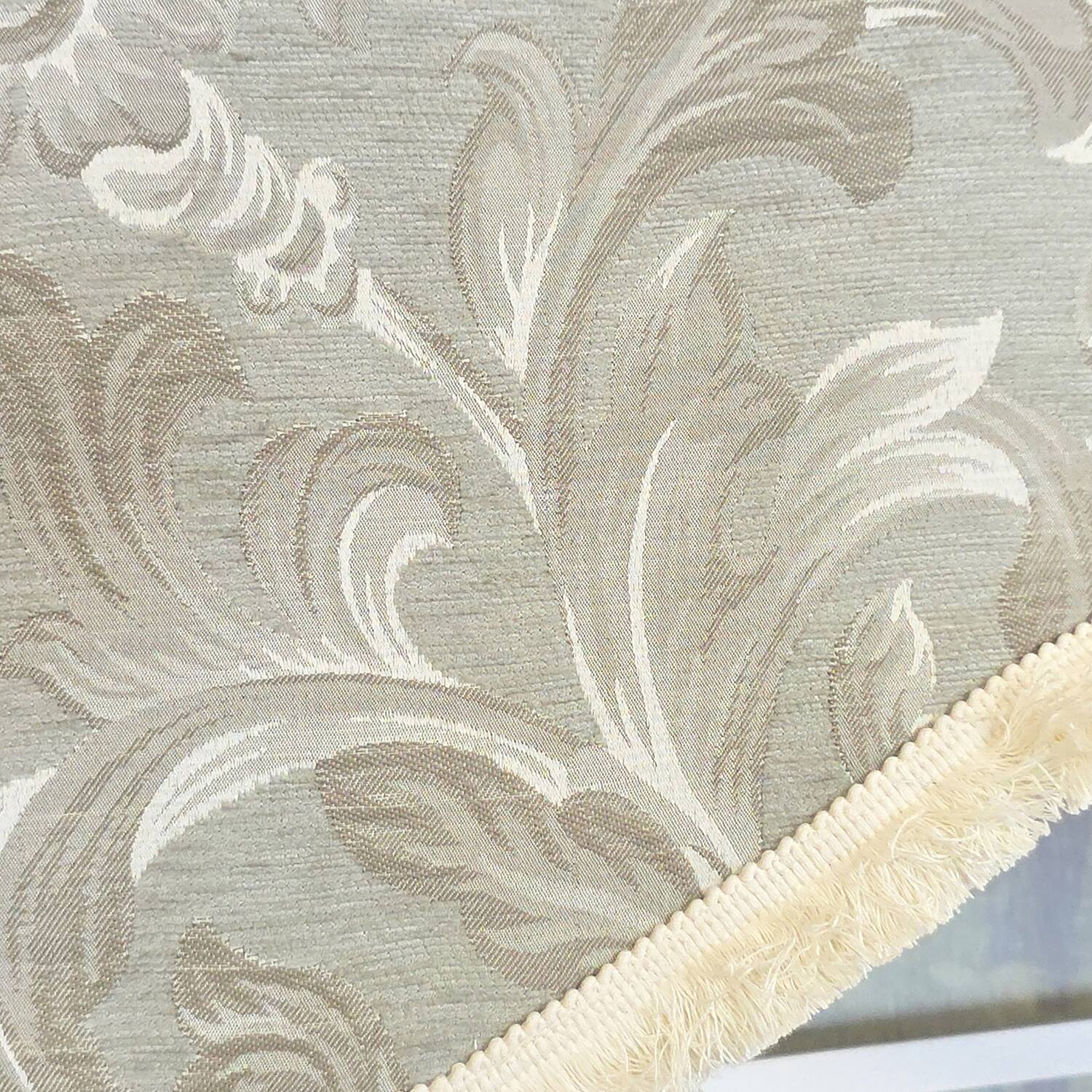 Alt View 1. RLF Home - RLF Home 100% Cotton Jasper Trimmed Cornice Lined Window Valance 50" x 17" Sage - Sage.