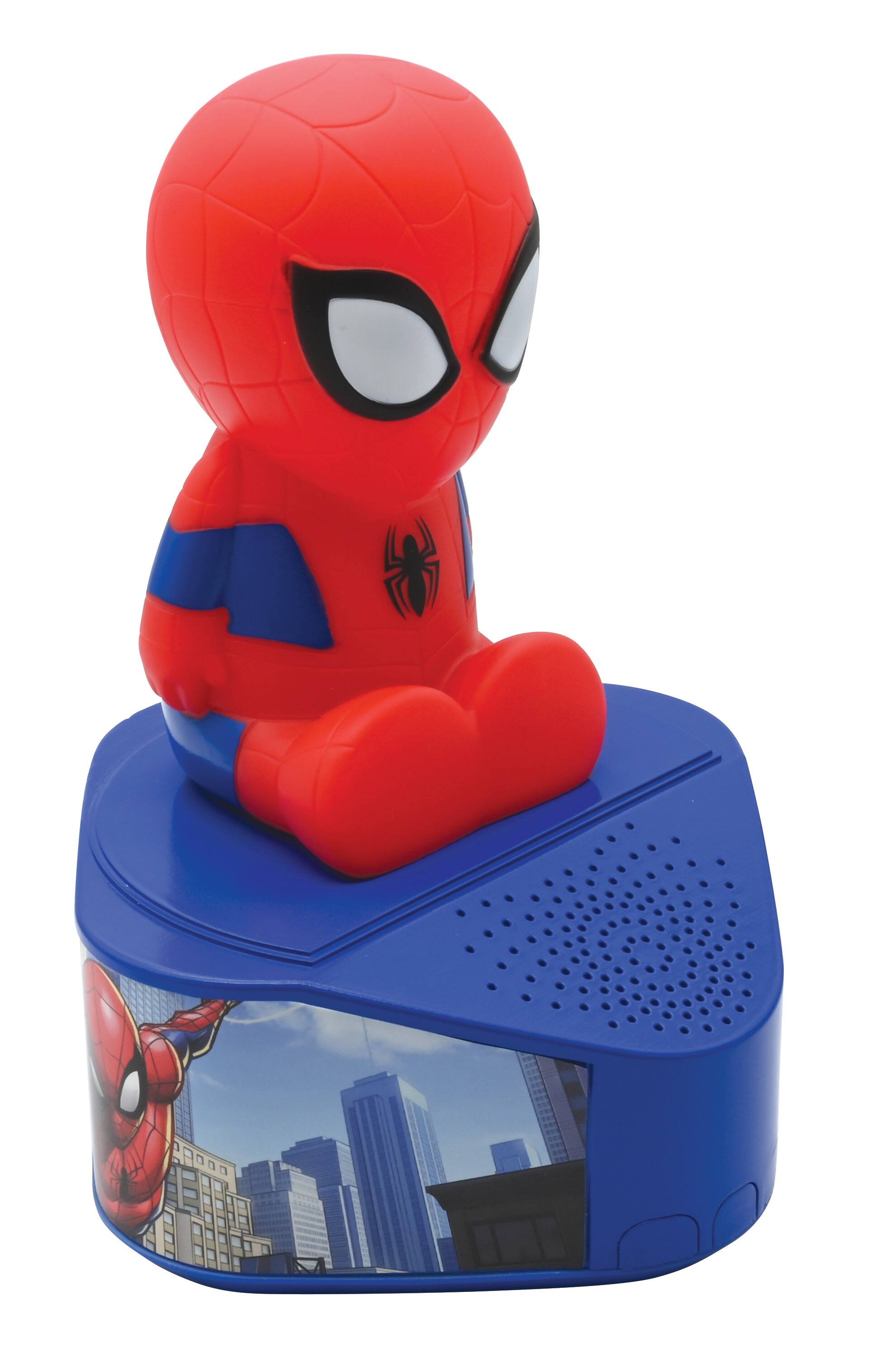 Alt View 3. Lexibook - Spider-Man Bluetooth Speaker with Spiderman Luminous Figurine.