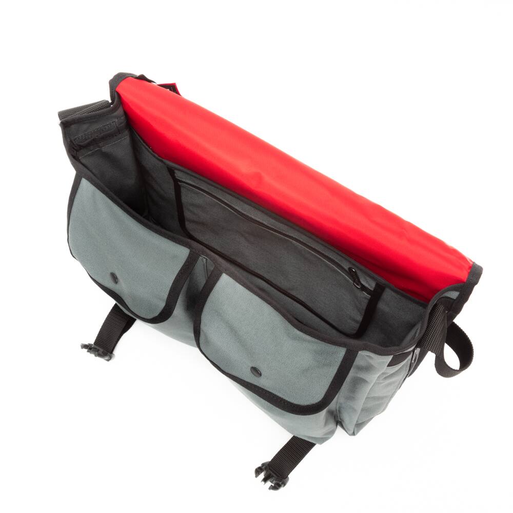 Alt View 1. Manhattan Portage - Europa (LG) With Back Zipper, Gray - Gray.